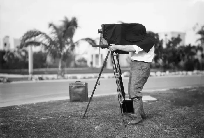 Framed Print : Photographer Taking Picture Framed Print : Photographer Taking Picture