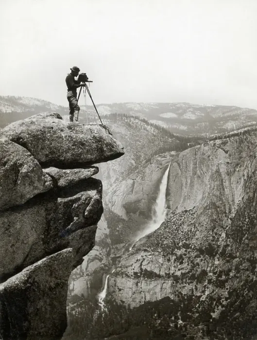 Framed Print : Photographer In Yosemite Valley Framed Print : Photographer In Yosemite Valley