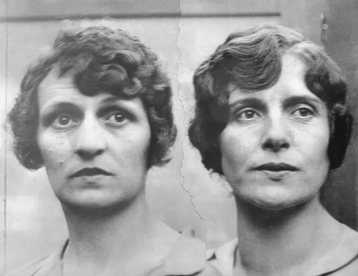 Framed Print : Photos of Aimee Semple McPherson and Lorainne Wiseman Framed Print : Photos of Aimee Semple McPherson and Lorainne Wiseman