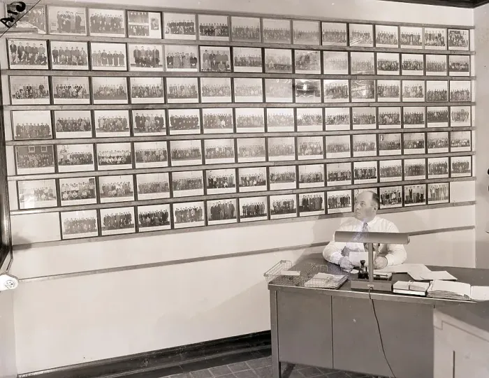 Framed Print : Photos of Draftees from Chicago