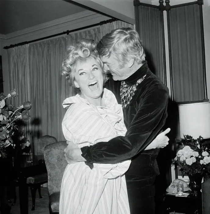 Framed Print : Phyllis Diller Hugging Warde Donovan Framed Print : Phyllis Diller Hugging Warde Donovan