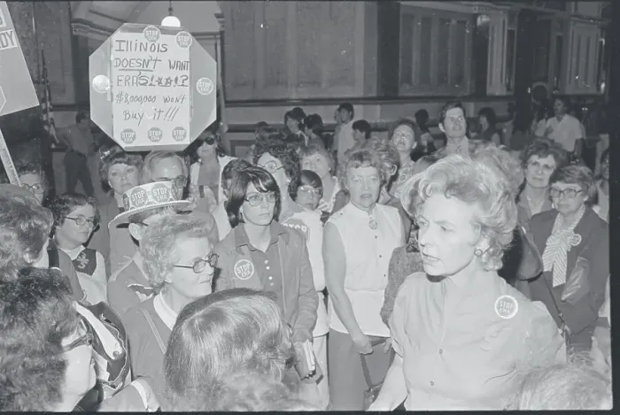 Framed Print : Phyllis Schlafly and Others Protesting Framed Print : Phyllis Schlafly and Others Protesting