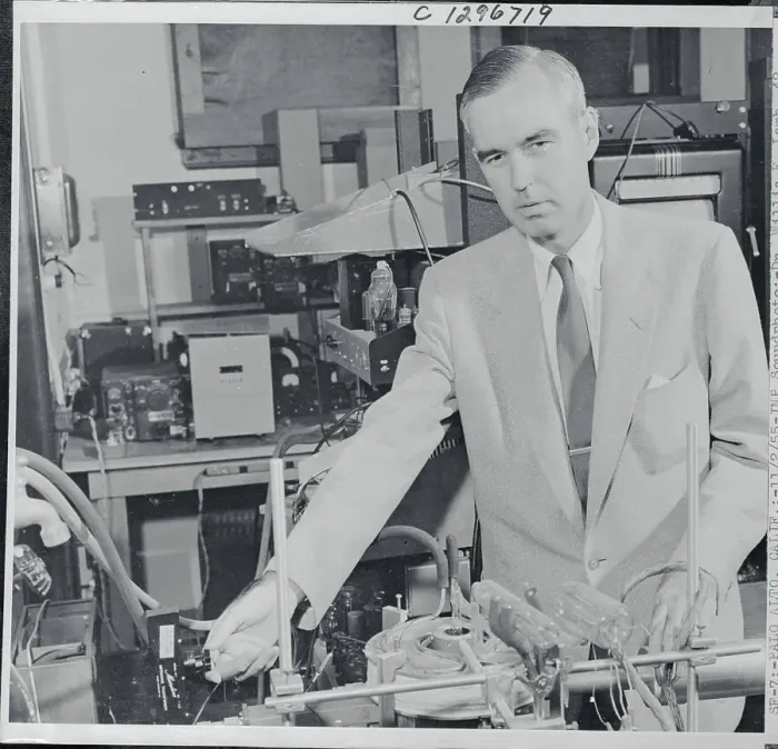 Framed Print : Physics Scientist at Work