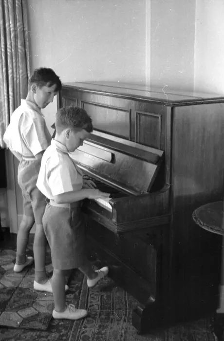 Framed Print : Piano Brothers Framed Print : Piano Brothers