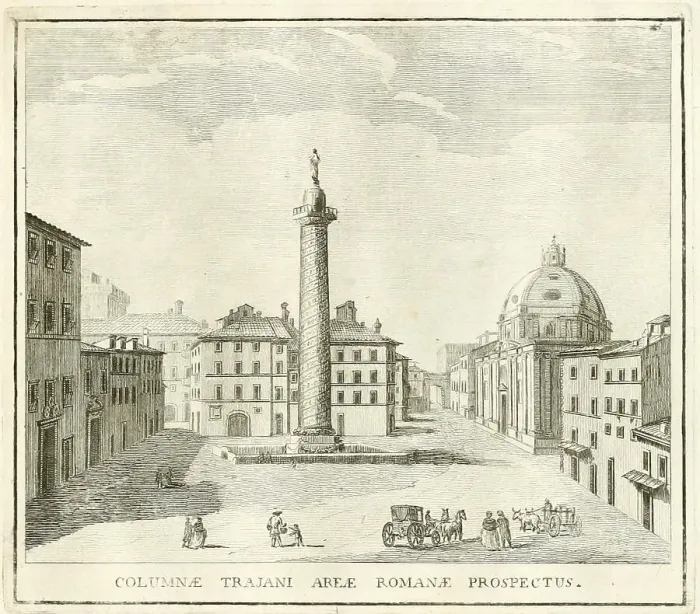 Framed Print : Piazza della Colonna Trajana, at noon of SS. Apostoli, historical Rome, Italy, digital reproduction of an original from the 17th century, original date not known Framed Print : Piazza della Colonna Trajana, at noon of SS. Apostoli, historical Rome, Italy, digital reproduction of an original from the 17th century, original date not known