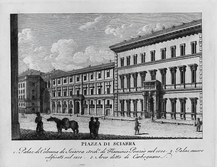 Framed Print : Piazza di Sciarra, Rome, Italy, digitally restored reproduction from Vedute principali e piu interessanti di Roma by Giovanni Battista, 1799 Framed Print : Piazza di Sciarra, Rome, Italy, digitally restored reproduction from Vedute principali e piu interessanti di Roma by Giovanni Battista, 1799