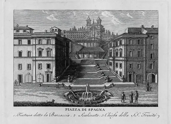 Framed Print : Piazza di Spagna, Rome, Italy, digitally restored reproduction from Vedute principali e piu interessanti di Roma by Giovanni Battista, 1799 Framed Print : Piazza di Spagna, Rome, Italy, digitally restored reproduction from Vedute principali e piu interessanti di Roma by Giovanni Battista, 1799