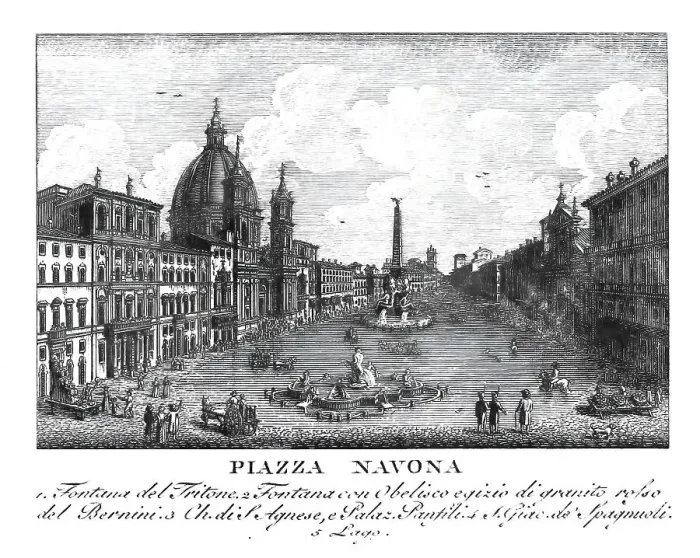 Framed Print : Piazza Navona, Rome, Italy, digitally restored reproduction from Vedute principali e piu interessanti di Roma by Giovanni Battista, 1799 Framed Print : Piazza Navona, Rome, Italy, digitally restored reproduction from Vedute principali e piu interessanti di Roma by Giovanni Battista, 1799