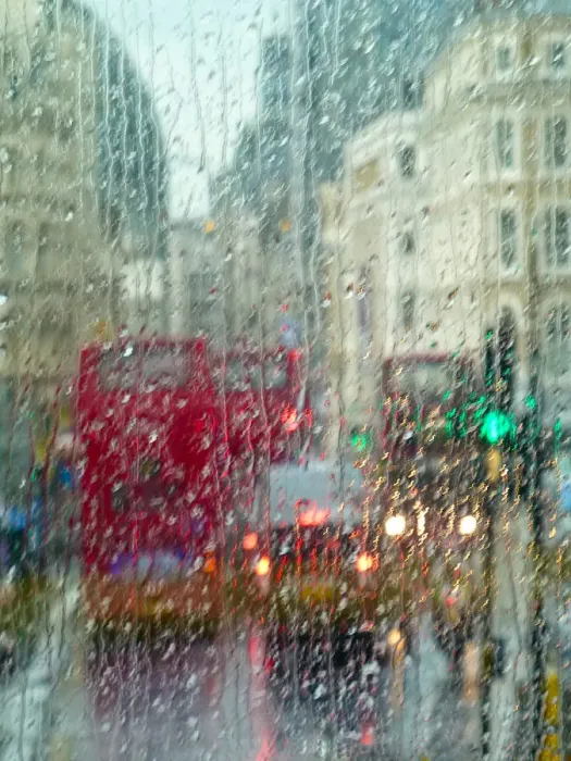 Framed Print : Piccadilly London in the Rain Framed Print : Piccadilly London in the Rain