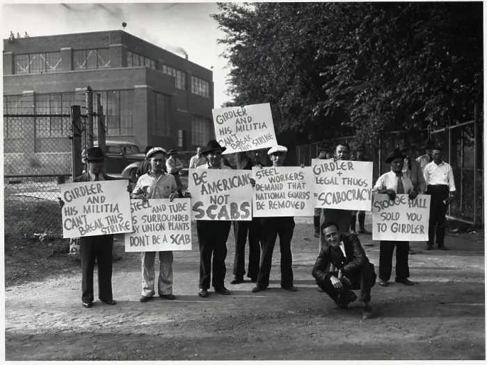 Framed Print : Picketers with Anti-Peaceful Signs Framed Print : Picketers with Anti-Peaceful Signs