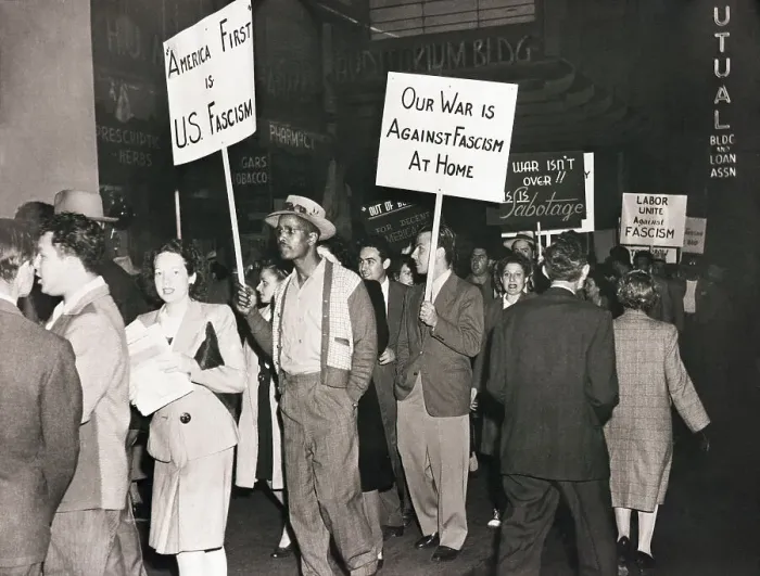 Framed Print : Picketing Against Gerald L.K. Smith Framed Print : Picketing Against Gerald L.K. Smith