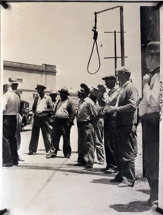 Framed Print : Pickets Near The Docks with a Noose Framed Print : Pickets Near The Docks with a Noose