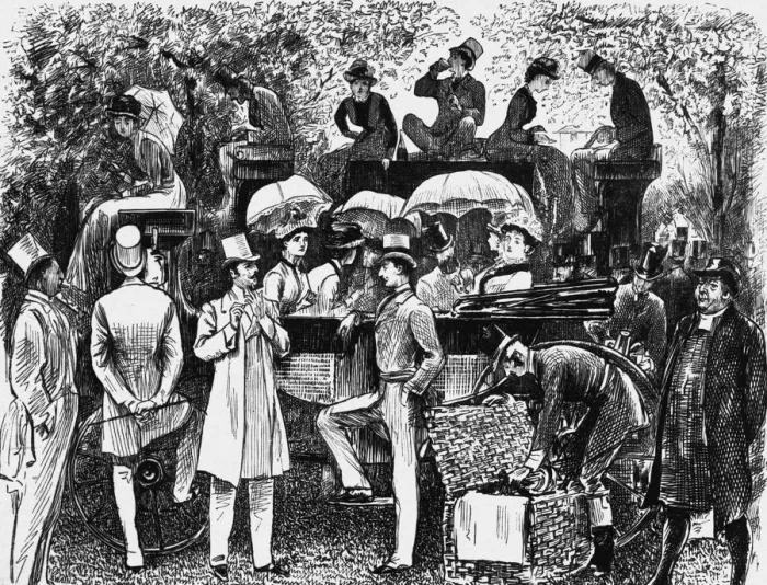 Framed Print : Picnic at Lord s Framed Print : Picnic at Lord s