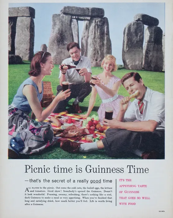 Framed Print : Picnic Time Is Guinness Time Framed Print : Picnic Time Is Guinness Time