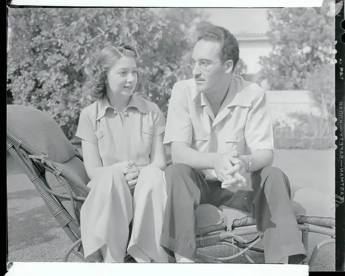 Framed Print : Picture of Edith Skouras and Jack Jungemeyer, Jr Framed Print : Picture of Edith Skouras and Jack Jungemeyer, Jr