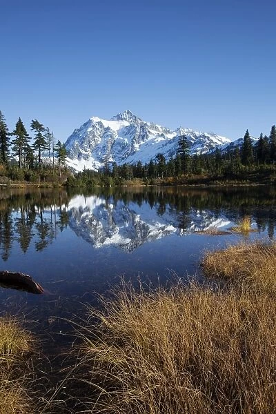 Picture Lake in the Northern Cascades, Rockport, Washington, United States