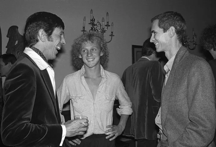 Framed Print : Picture of Leonard Nimoy, Peter Firth and Anthony Perkins Framed Print : Picture of Leonard Nimoy, Peter Firth and Anthony Perkins