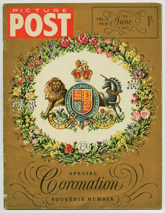 Framed Print : Picture Post Coronation Souvenir Framed Print : Picture Post Coronation Souvenir