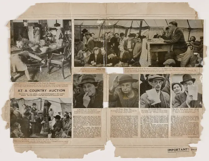 Framed Print : Picture Post Galley : At A Country Auction Framed Print : Picture Post Galley : At A Country Auction