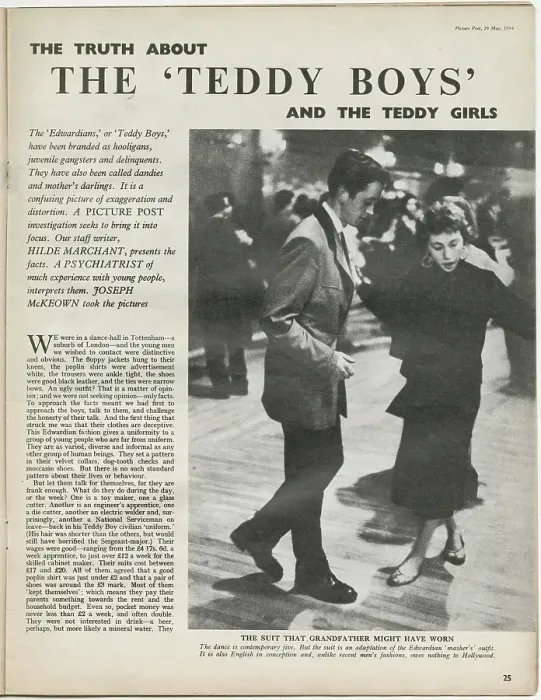 Framed Print : Picture Post On Teddy Boys Framed Print : Picture Post On Teddy Boys