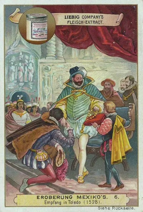 Framed Print : Picture series Conquest of Mexico, reception of Cortez after his return in Toledo, Spain, 1528, Historical, digitally restored reproduction of a Liebig collector's picture from the 19th century, exact date unknown Framed Print : Picture series Conquest of Mexico, reception of Cortez after his return in Toledo, Spain, 1528, Historical, digitally restored reproduction of a Liebig collector's picture from the 19th century, exact date unknown