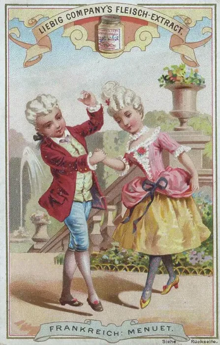 Framed Print : Picture series Dances of the Countries, France, Minuet, digitally restored reproduction of a collector's picture from c. 1900 Framed Print : Picture series Dances of the Countries, France, Minuet, digitally restored reproduction of a collector's picture from c. 1900
