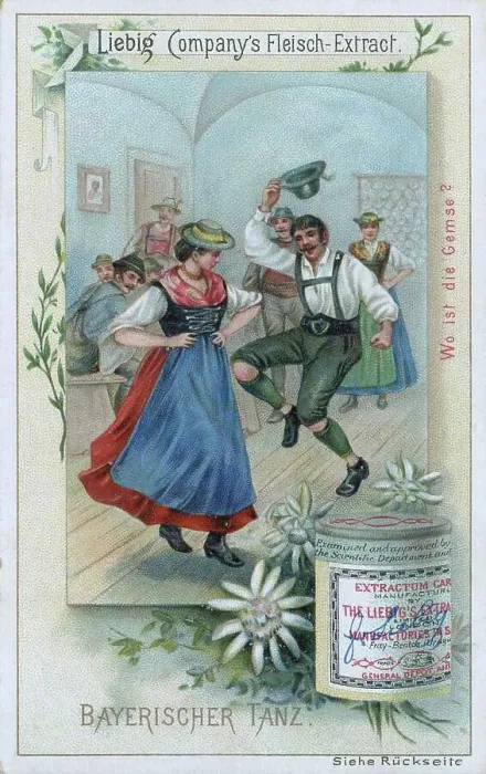 Framed Print : Picture series Dances of the Lands, Bavarian Dance, Bavaria, Germany, digitally restored reproduction of a collector's picture from c. 1900 Framed Print : Picture series Dances of the Lands, Bavarian Dance, Bavaria, Germany, digitally restored reproduction of a collector's picture from c. 1900