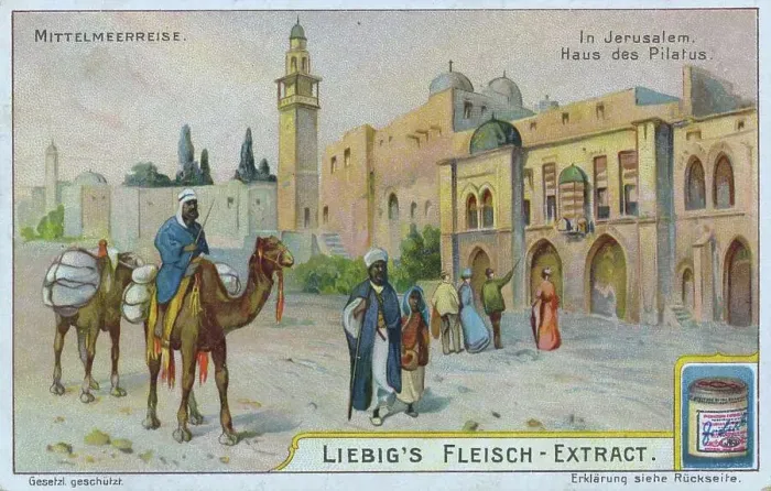 Framed Print : Picture series Mediterranean Journey, Jerusalem, Pilate's House, Israel, digitally restored reproduction of a collective picture from ca 1900, in the public domain, exact date unknown Framed Print : Picture series Mediterranean Journey, Jerusalem, Pilate's House, Israel, digitally restored reproduction of a collective picture from ca 1900, in the public domain, exact date unknown