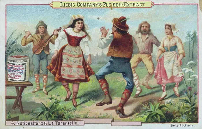 Framed Print : Picture series national dances La Taratella, Italy Framed Print : Picture series national dances La Taratella, Italy
