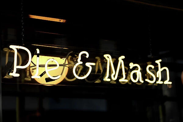 Pie and Mash Neon Sign
