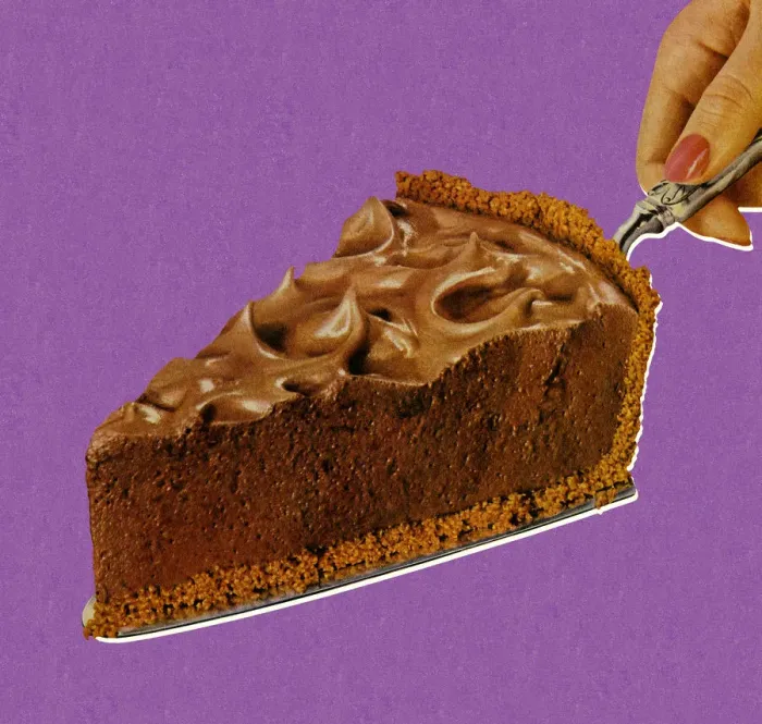 Framed Print : Piece of Chocolate Pie Framed Print : Piece of Chocolate Pie