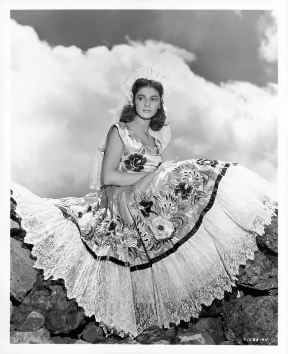 Framed Print : Pier Angeli In Sombrero Framed Print : Pier Angeli In Sombrero