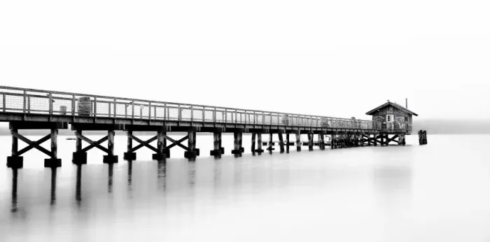 Framed Print : The pier at Nicks Cove Framed Print : The pier at Nicks Cove