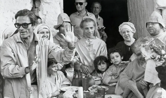 Framed Print : Pier Paolo Pasolini Directing Decameron Framed Print : Pier Paolo Pasolini Directing Decameron