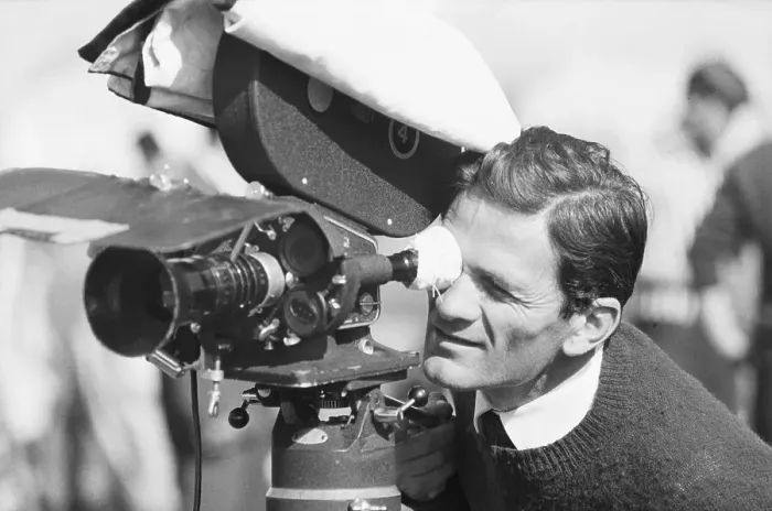 Framed Print : Pier Paolo Pasolini at Work Framed Print : Pier Paolo Pasolini at Work