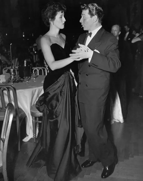 Framed Print : Pierre Aumont Dancing with William Paley Framed Print : Pierre Aumont Dancing with William Paley