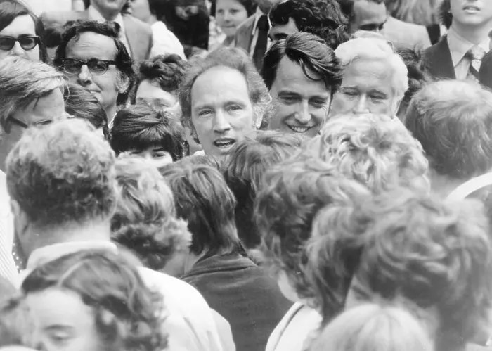 Framed Print : Pierre Elliott Trudeau Campaigning Framed Print : Pierre Elliott Trudeau Campaigning