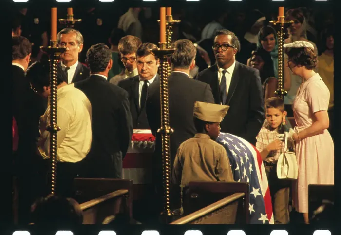 Framed Print : Pierre Salinger in Honor Guard at Bier of Robert F. Kennedy Framed Print : Pierre Salinger in Honor Guard at Bier of Robert F. Kennedy