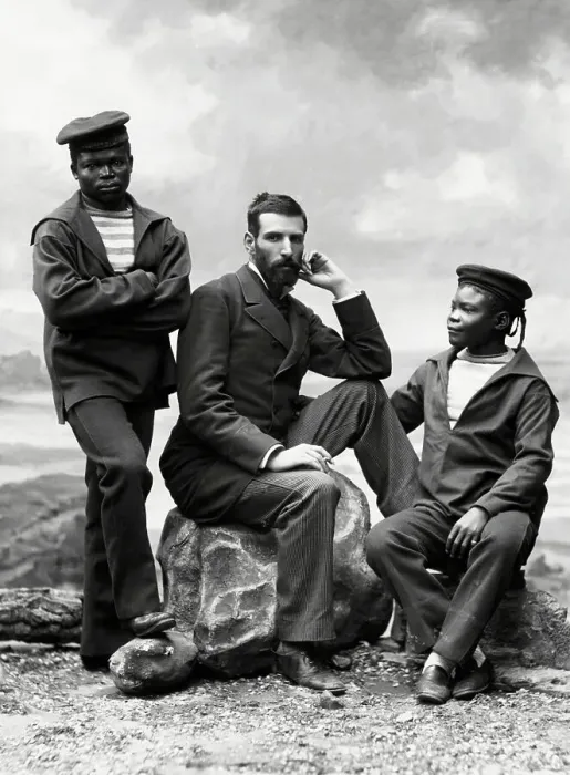 Framed Print : Pierre Savorgiran Brazza