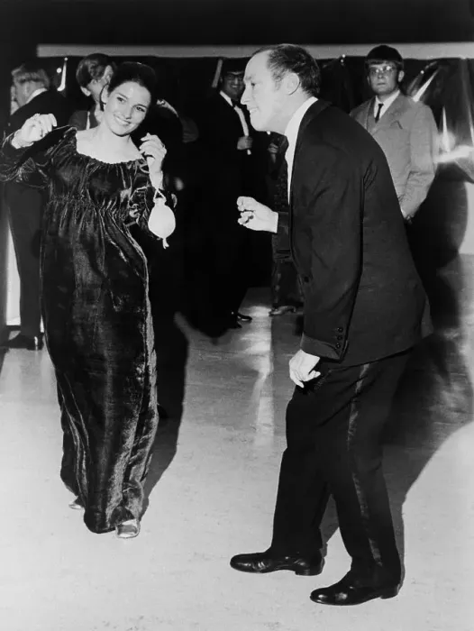 Framed Print : Pierre Trudeau Dancing with Margaret Sinclair