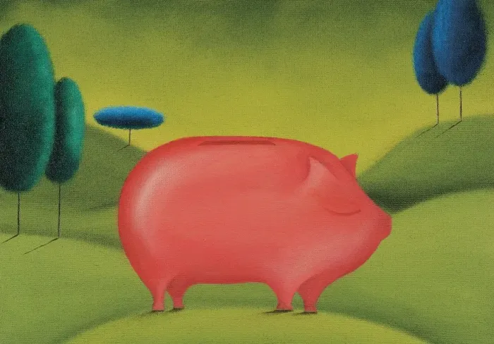 Framed Print : Piggy Bank Framed Print : Piggy Bank