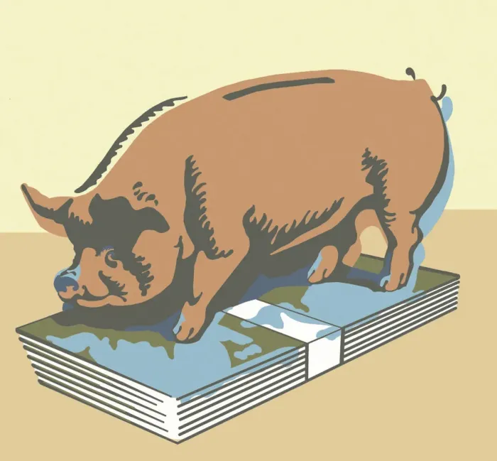 Framed Print : Piggy Bank Framed Print : Piggy Bank