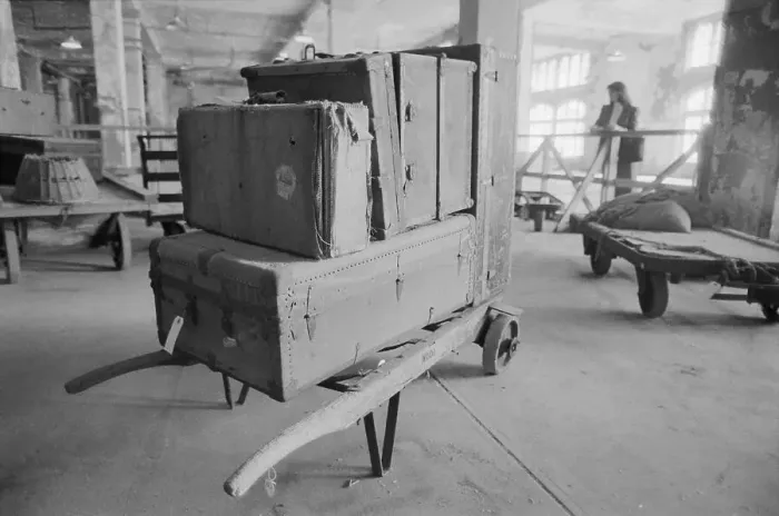 Framed Print : Pile of Luggage Left at Ellis Island Framed Print : Pile of Luggage Left at Ellis Island