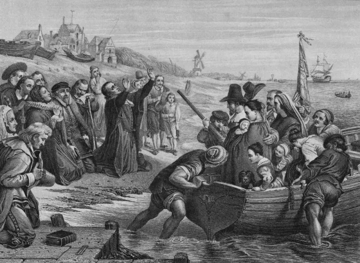 Framed Print : Pilgrim Fathers Framed Print : Pilgrim Fathers