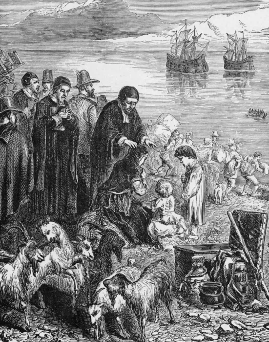 Framed Print : Pilgrim Fathers Framed Print : Pilgrim Fathers