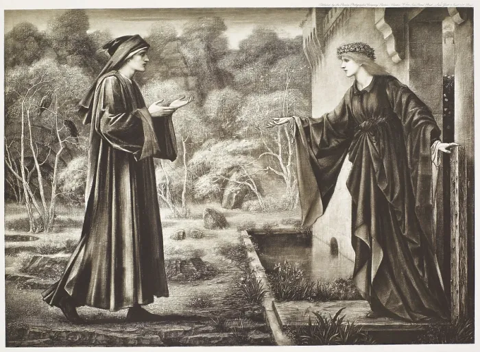 Framed Print : The Pilgrim At The Gate Of Idleness Framed Print : The Pilgrim At The Gate Of Idleness