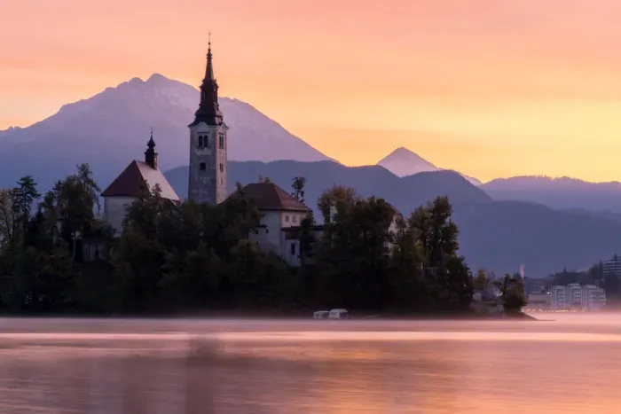 Framed Print : Pilgrimage Church of the Assumption of Maria in Lake Bled Framed Print : Pilgrimage Church of the Assumption of Maria in Lake Bled