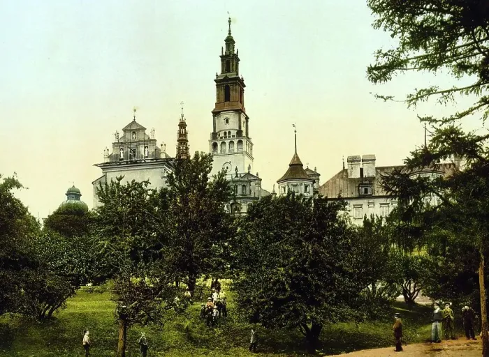 Framed Print : Pilgrimage Church Jasna Gora, Klarenberg or Heller Berg, Czestochowa, Czenstochau, Poland, formerly Russia, c. 1890, Historic, digitally enhanced reproduction of a photochrome print of the period Framed Print : Pilgrimage Church Jasna Gora, Klarenberg or Heller Berg, Czestochowa, Czenstochau, Poland, formerly Russia, c. 1890, Historic, digitally enhanced reproduction of a photochrome print of the period