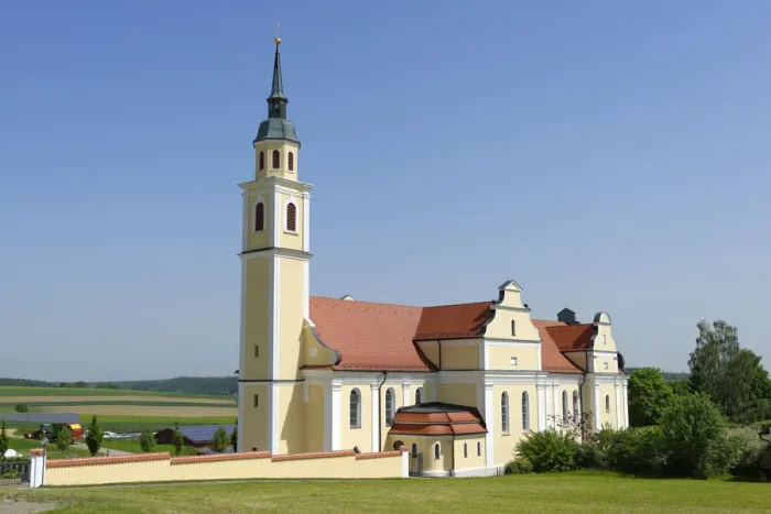 Framed Print : Pilgrimage church of St. Mary Magdalene, Horenhausen, Siessen im Wald, Baden-Wurttemberg, Germany Framed Print : Pilgrimage church of St. Mary Magdalene, Horenhausen, Siessen im Wald, Baden-Wurttemberg, Germany