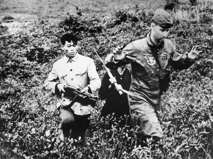 Framed Print : Pilot Captured By Vietnamese Militia Framed Print : Pilot Captured By Vietnamese Militia